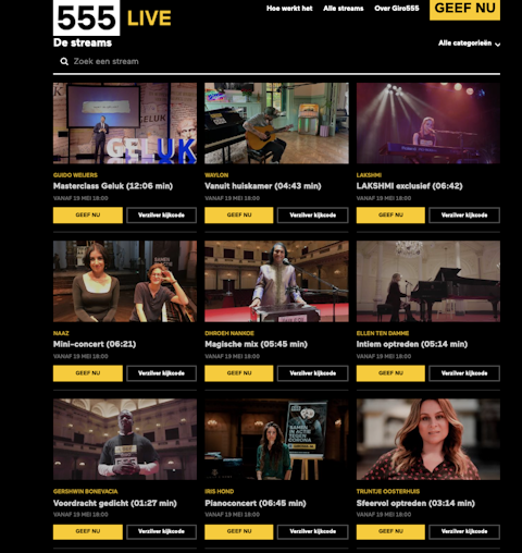 Het nieuwe platform 555Live.nl