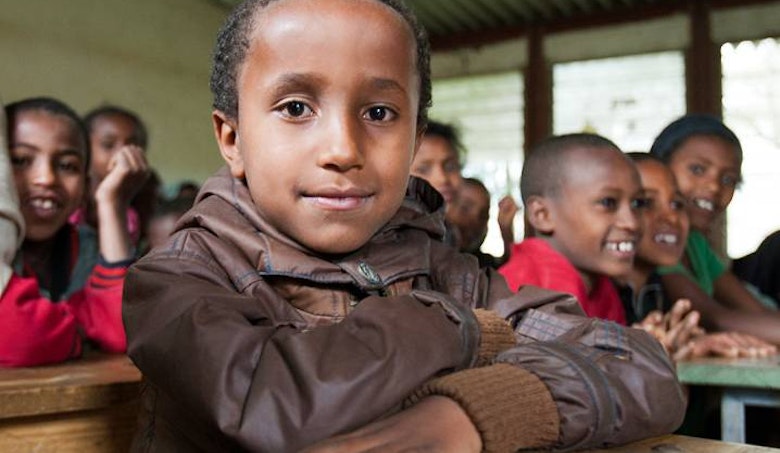 School boy in Ethiopia