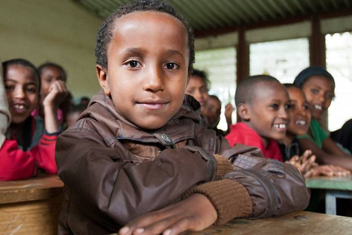 School boy in Ethiopia