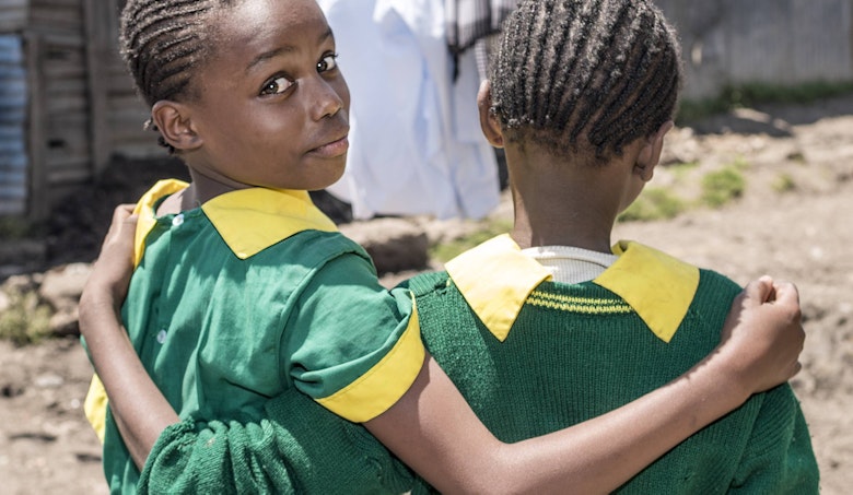 School girls in Kenya