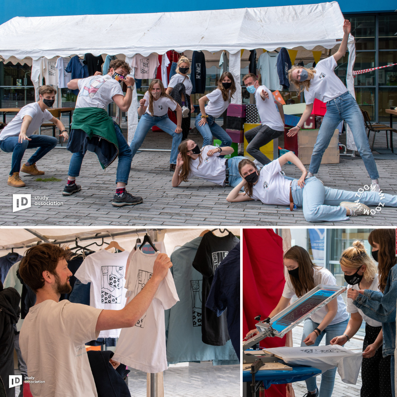 TU Delft in actie voor Terre des Hommes (kleding bedrukken)