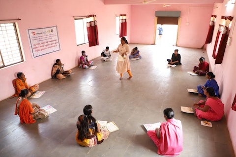 Training early married girls as change agents