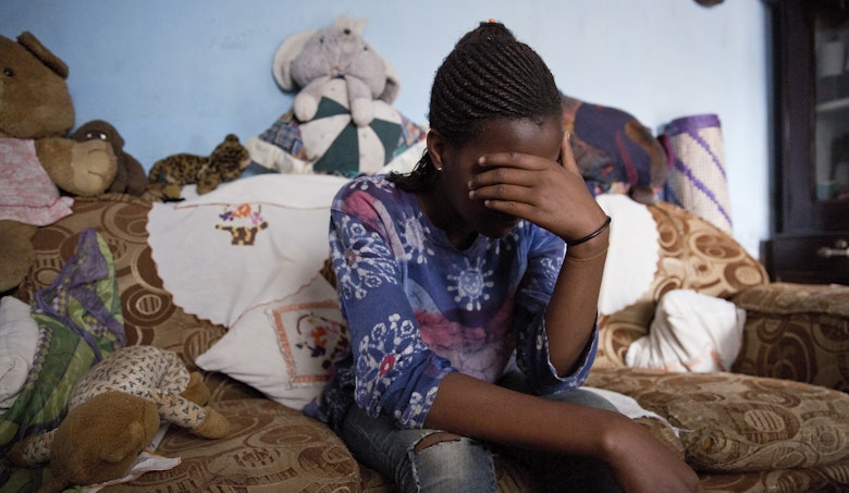 Slachtoffer van seksuele uitbuiting in Oeganda. Foto van Merel van den Ende/TdH