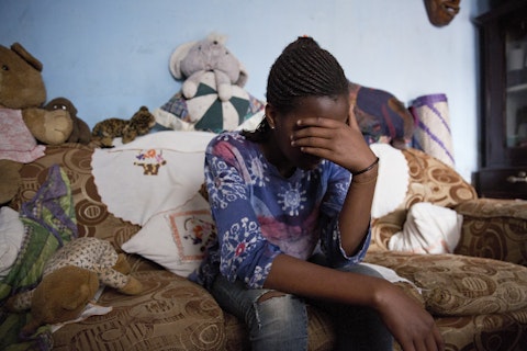 Slachtoffer van seksuele uitbuiting in Oeganda. Foto van Merel van den Ende/TdH