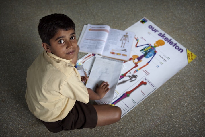 a child from India