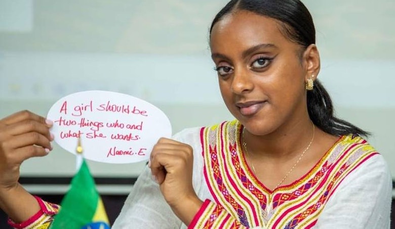 She Leads activist uit Ethiopië