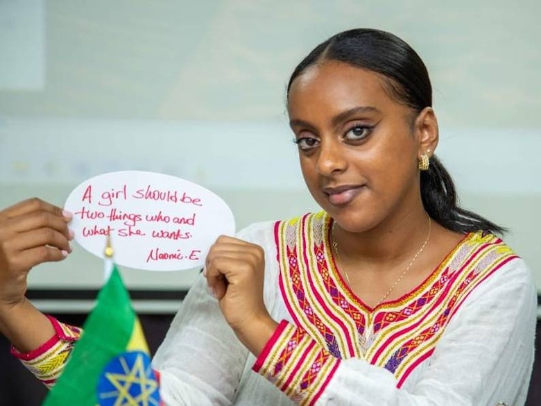 She Leads activist uit Ethiopië