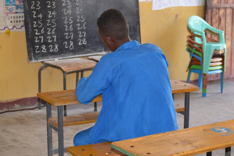 Solomon attending class