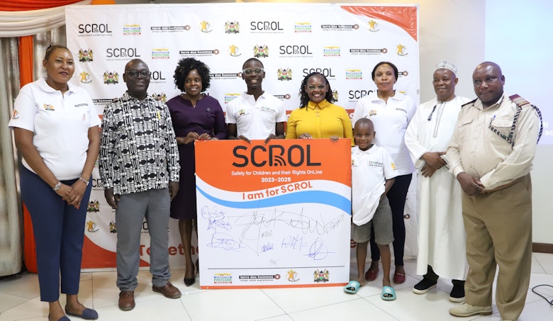 Key stakeholders taking part in the unveiling of the SCROL programme launch