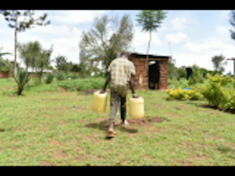 Mayor fetching water