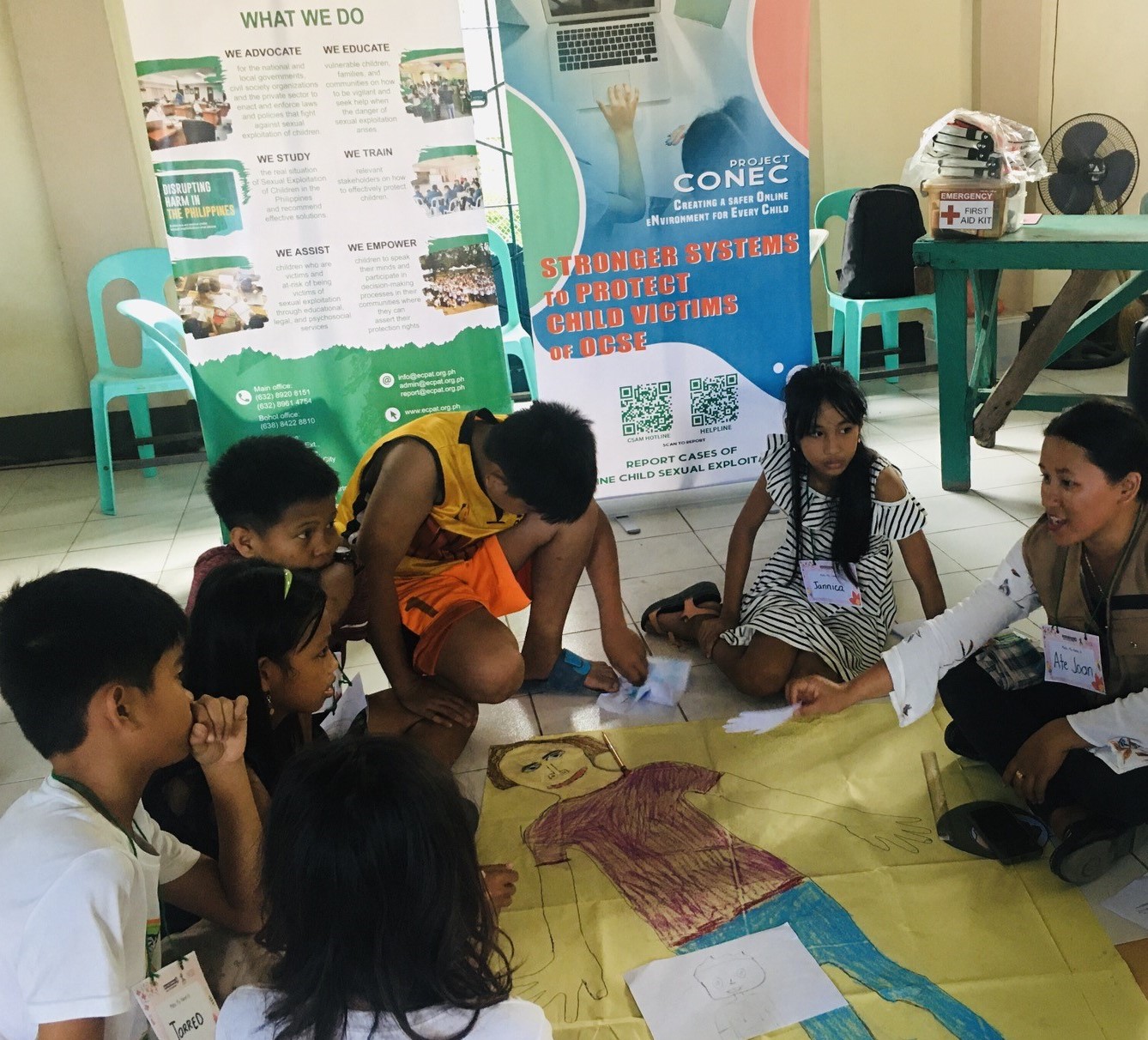 Psychosocial activity with children CONEC