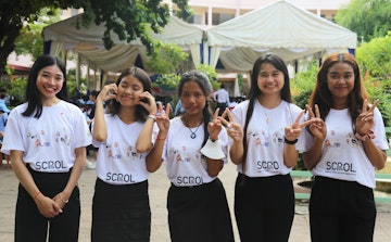 Child led campaign in Cambodia