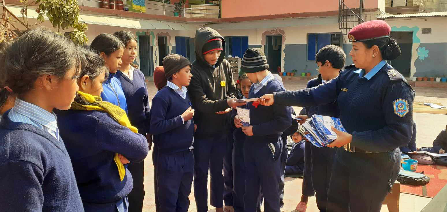 Spreading awareness in schools on OCSE