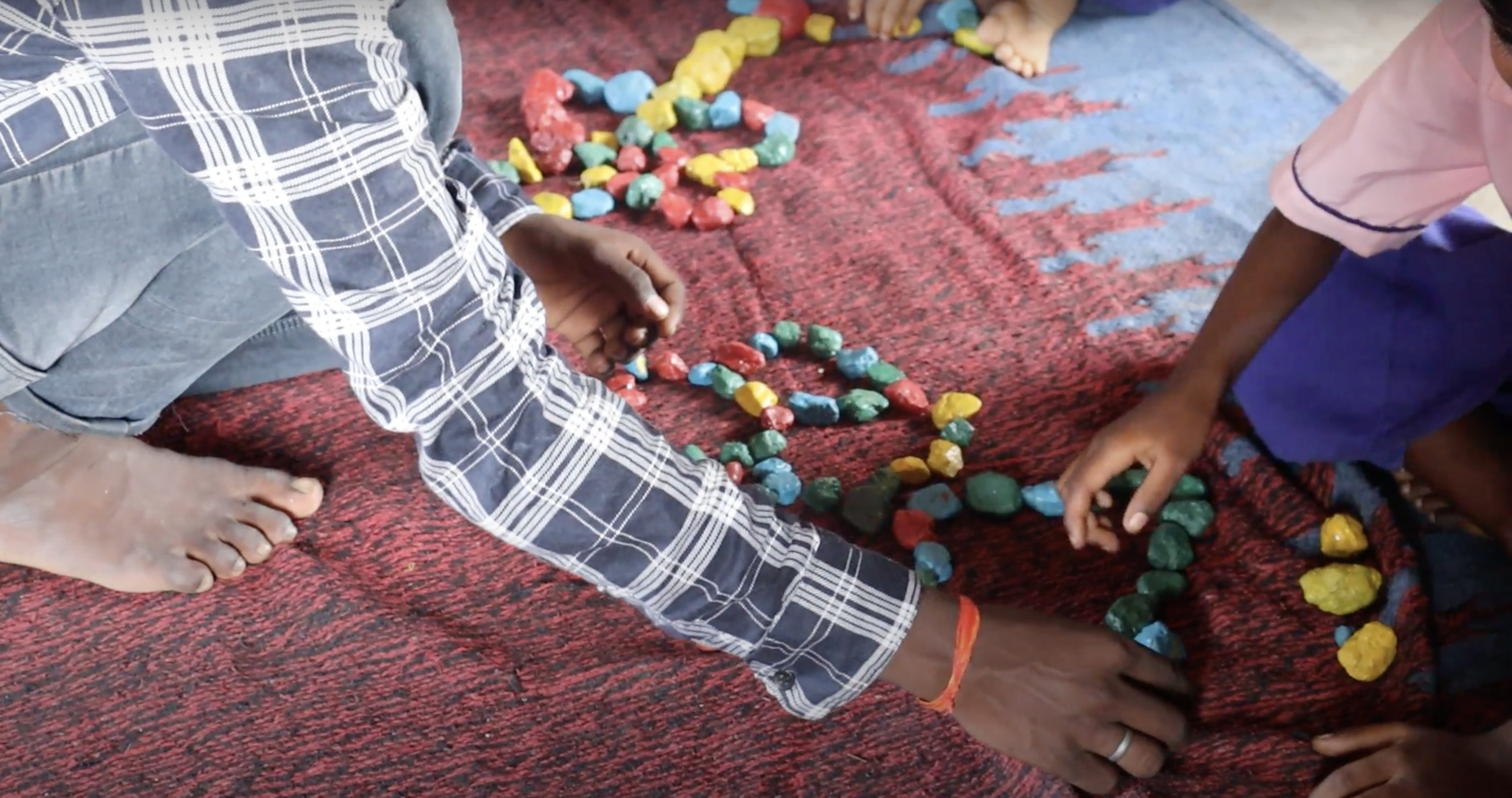 The youth help set up functional early learning centres