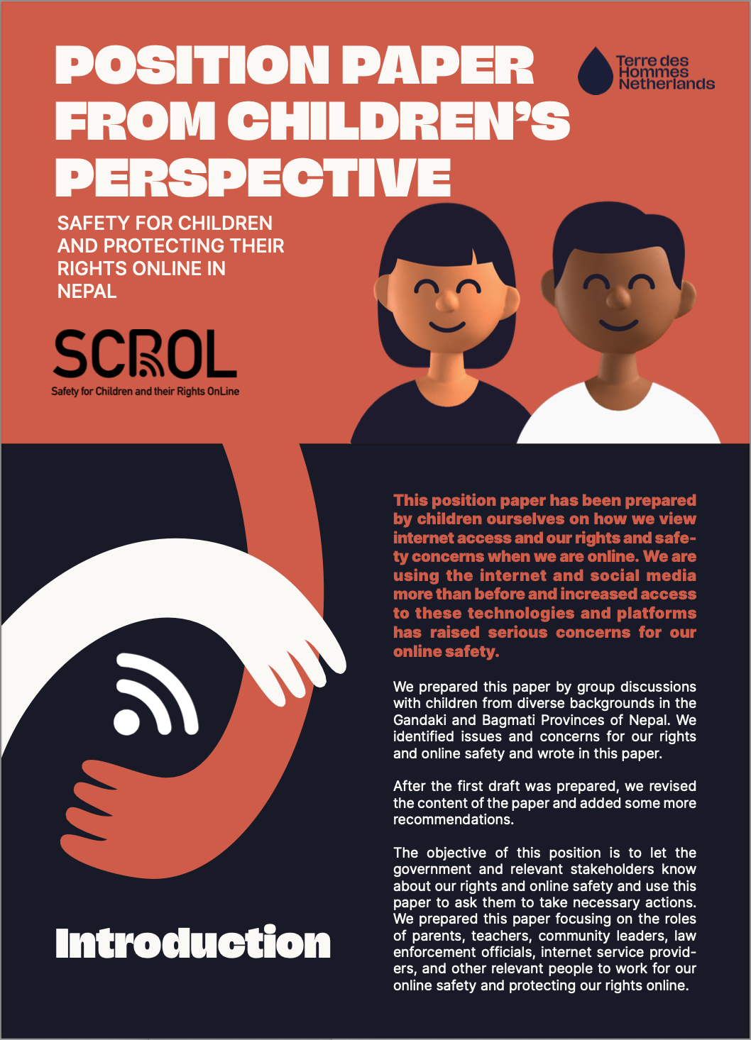 Children's position paper in English