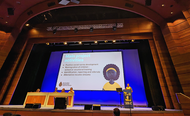 Terre des Hommes at the ISPCAN congress in 2023.