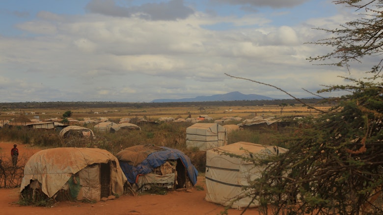 Opvangkamp in Ethiopië.