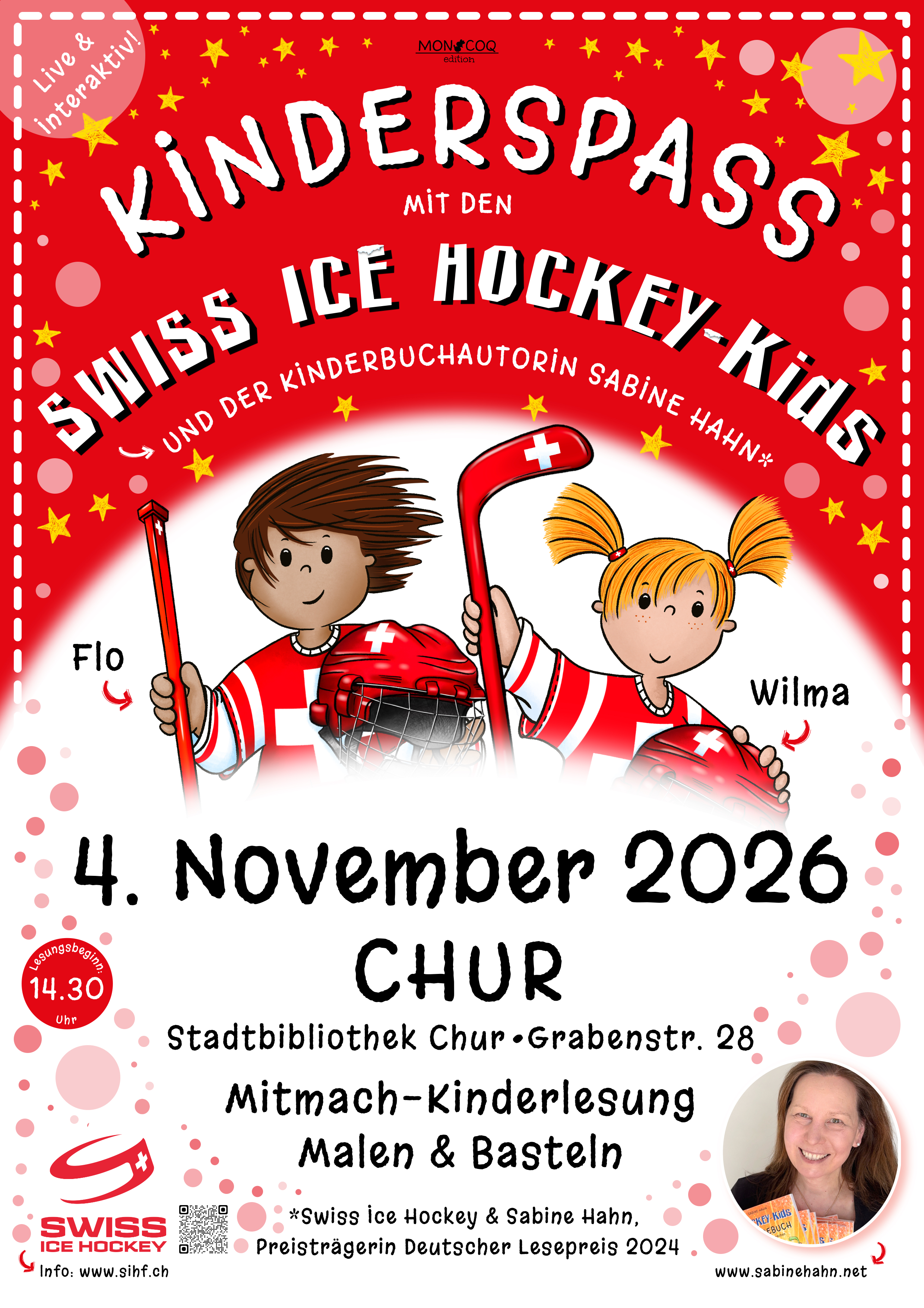 Biblixi – «Swiss Ice Hockey Kids» with Sabine Hahn