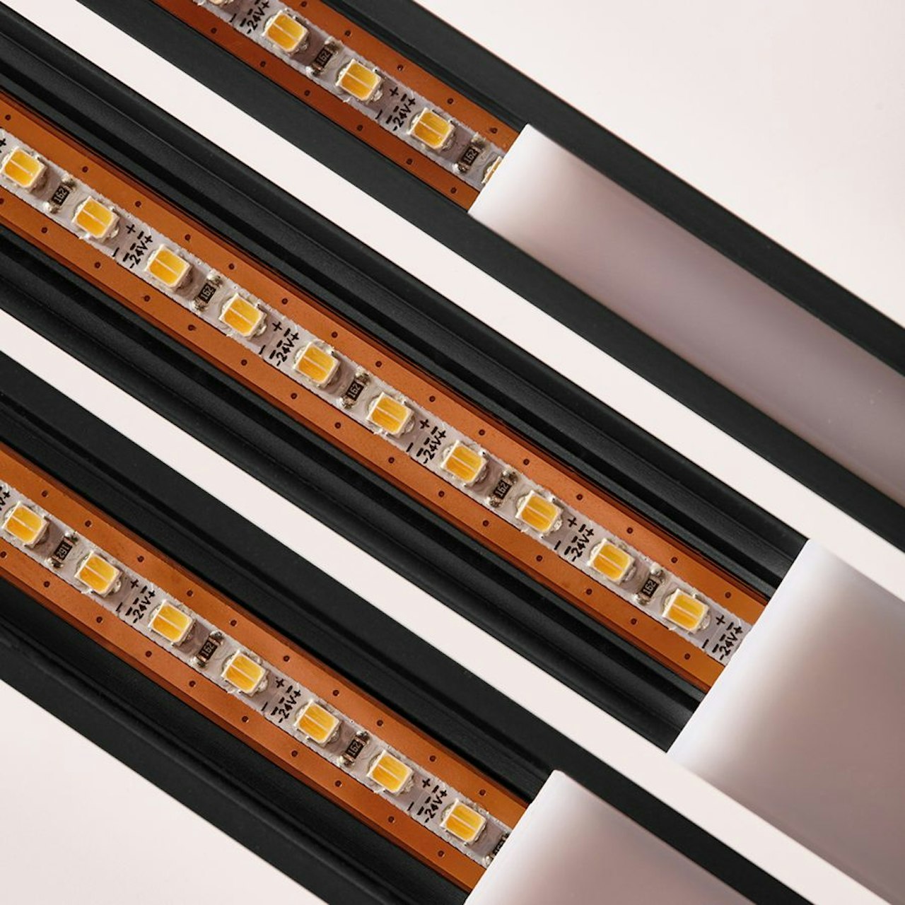 Close-up of L&S LED lighting strips