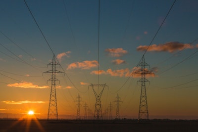 Photo of truss towers.