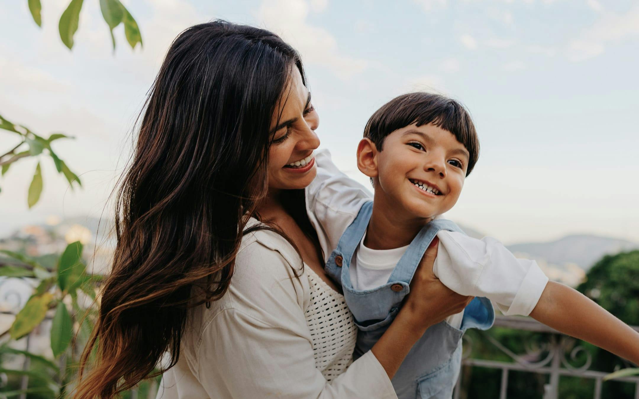 mother and son