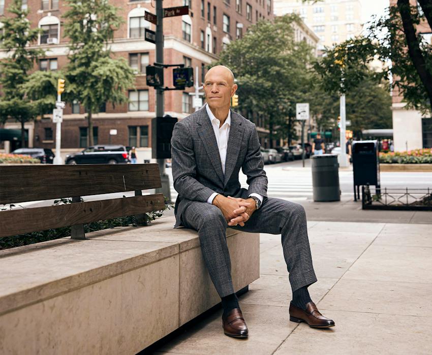 A man posing