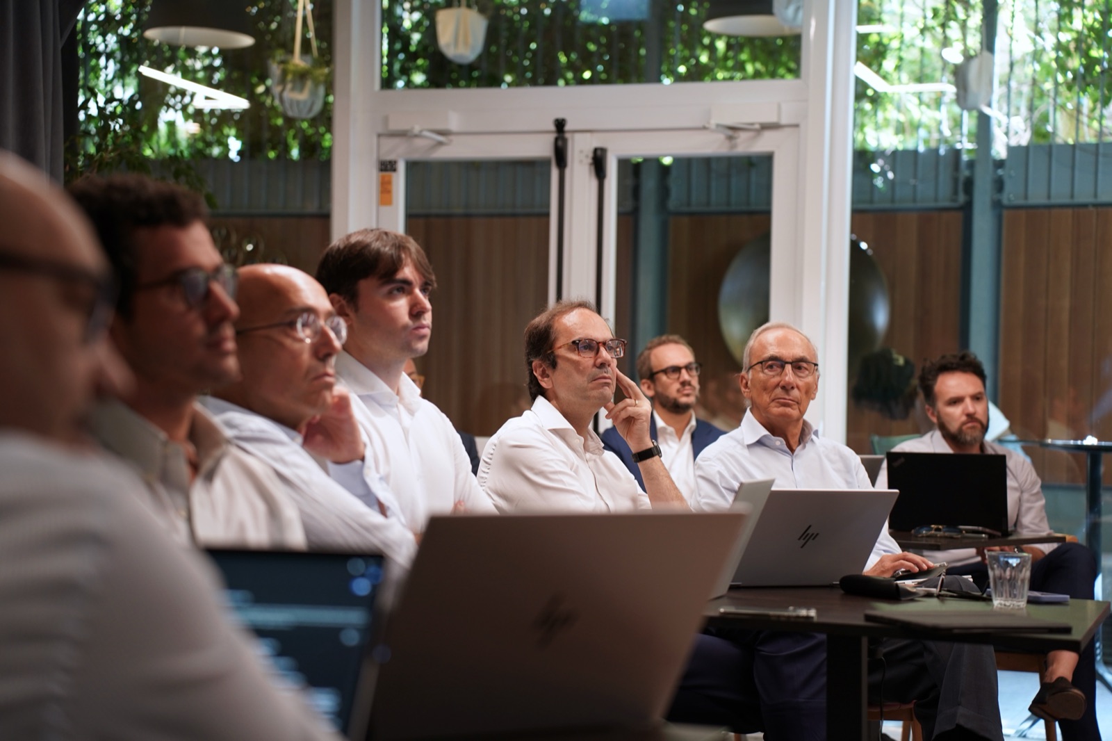 Team session at the 21 Next AI workshop