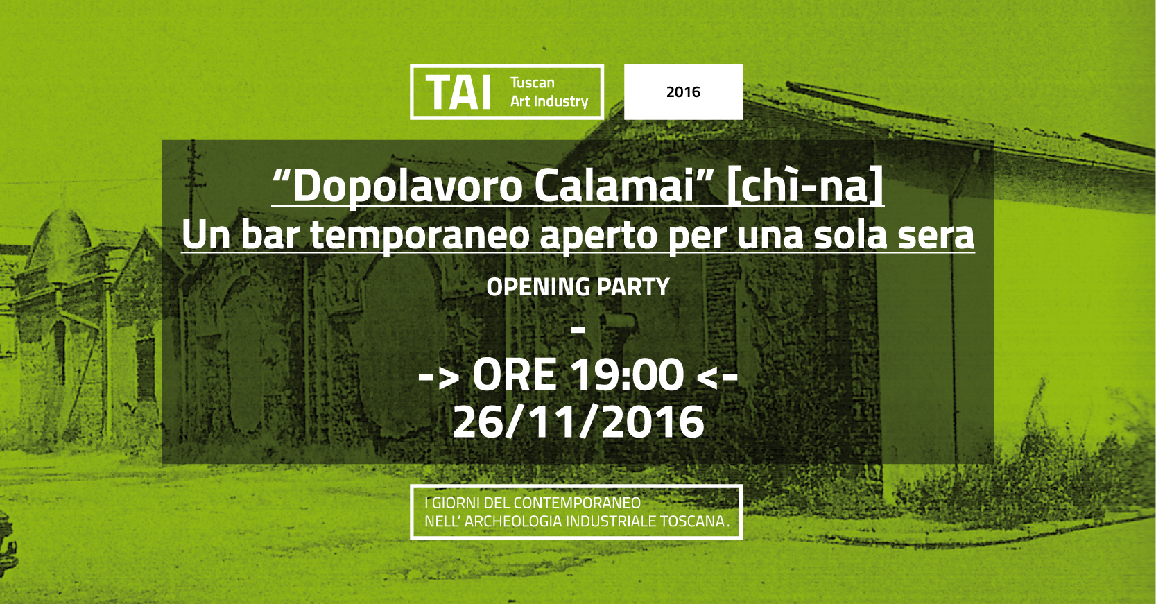 Opening Party / TAI - Tuscan Art Industry 