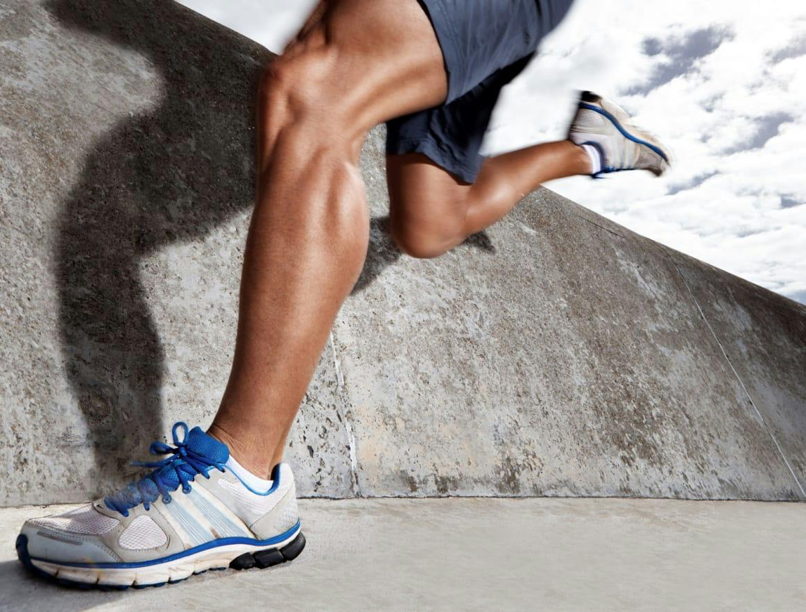 A person's legs