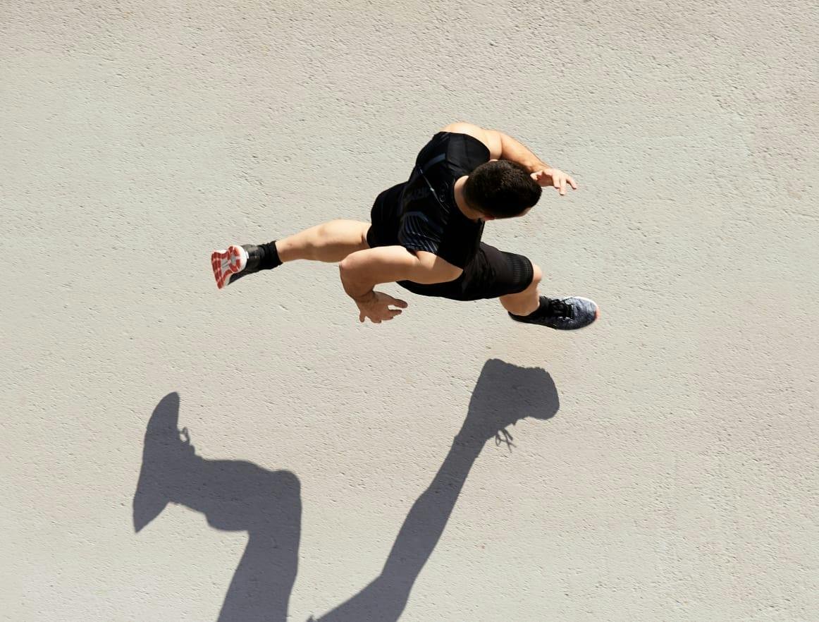 man running