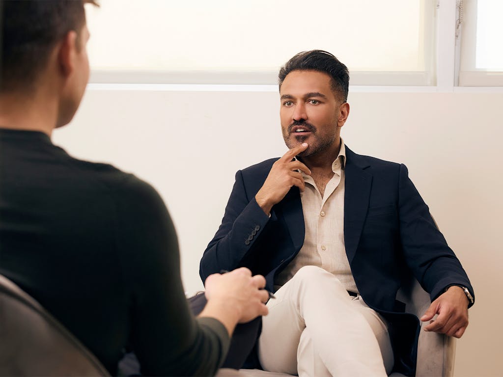 doctor talking to a patient