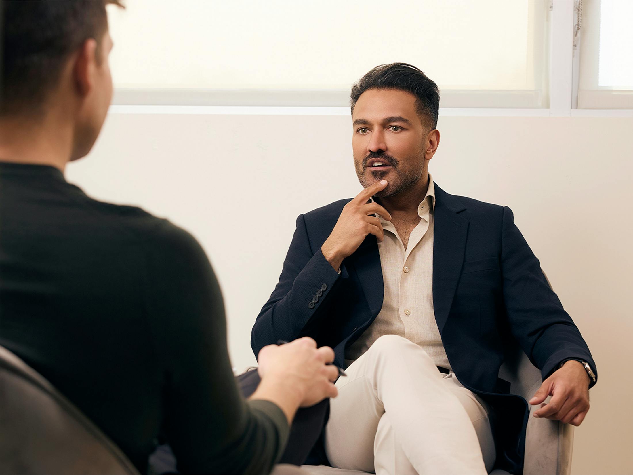 doctor talking to a patient