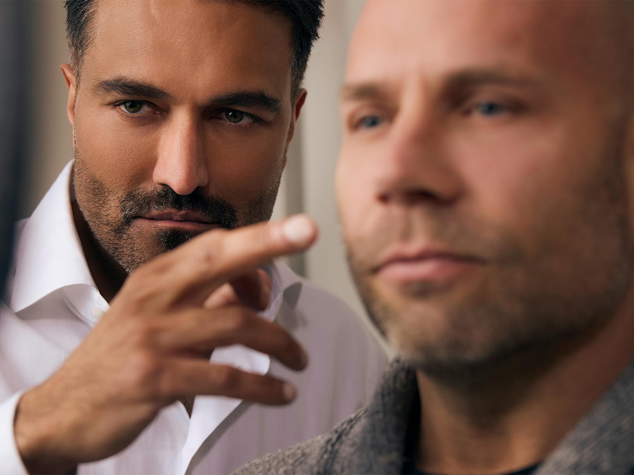 Doctor helping a patient