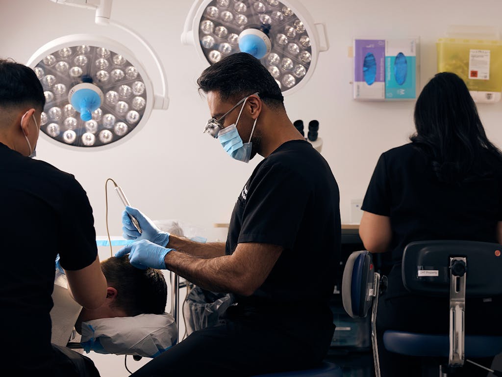 a doctor preforming surgery