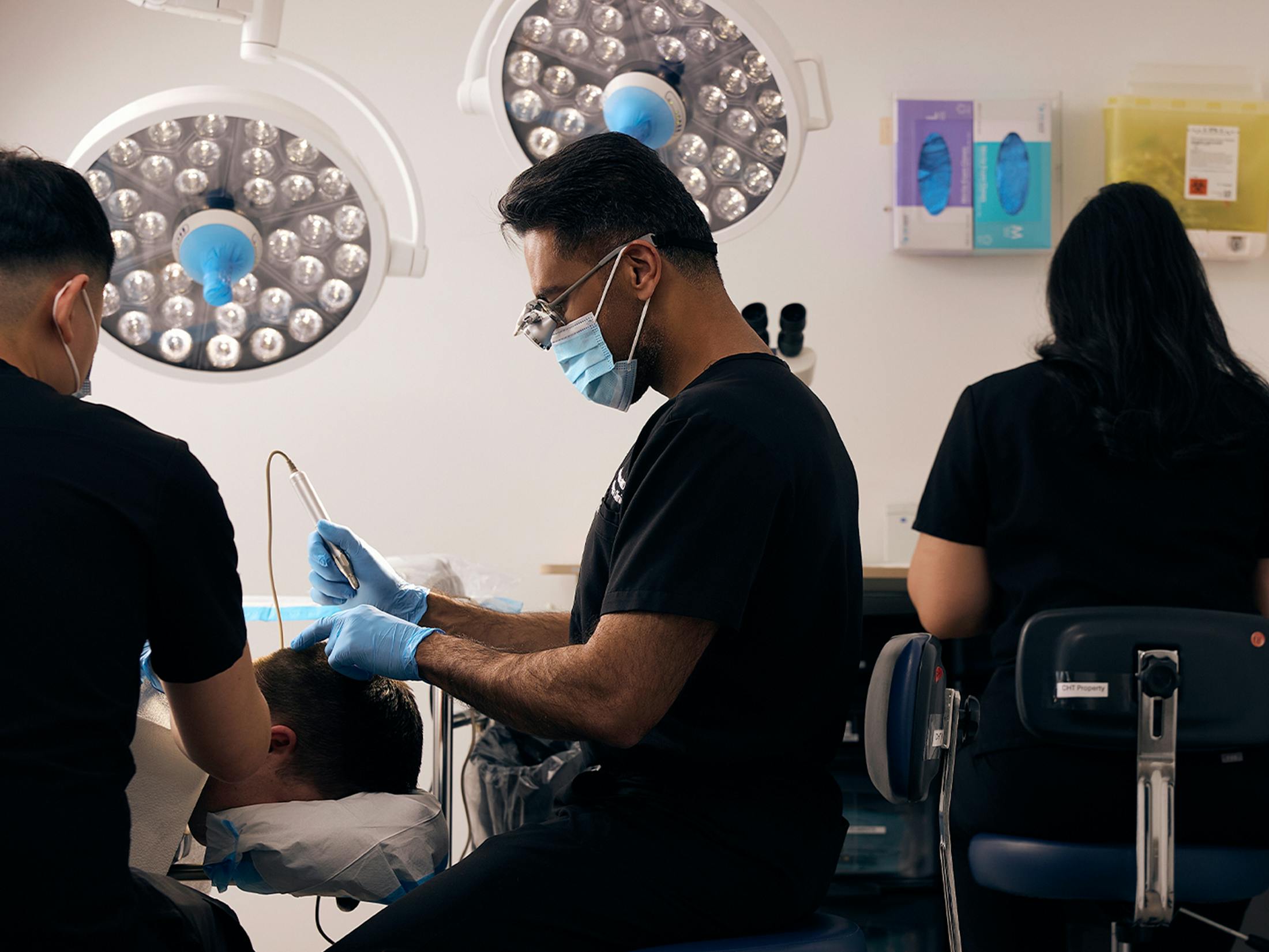 a doctor preforming surgery