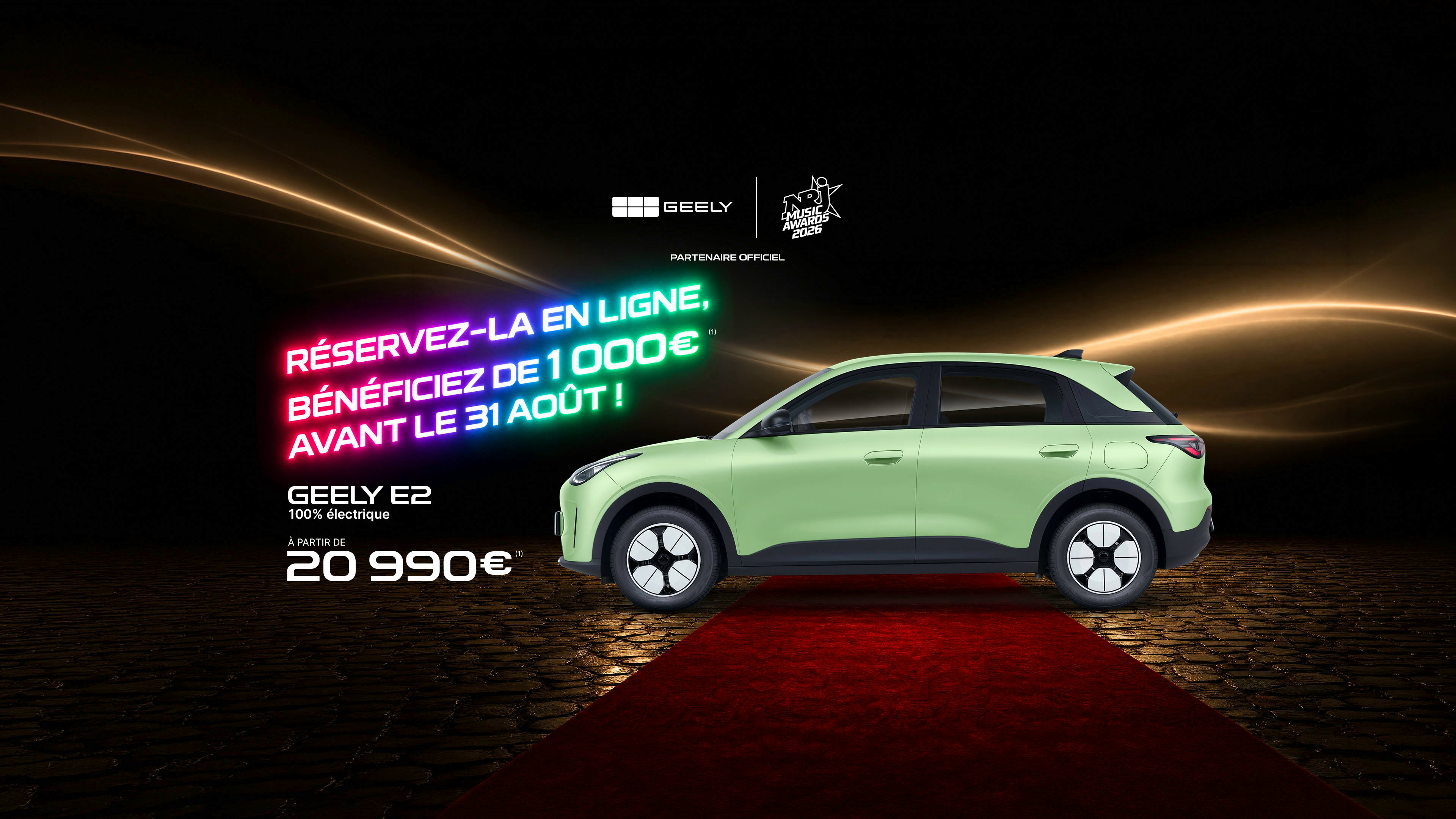 Geely E2 Prebooking