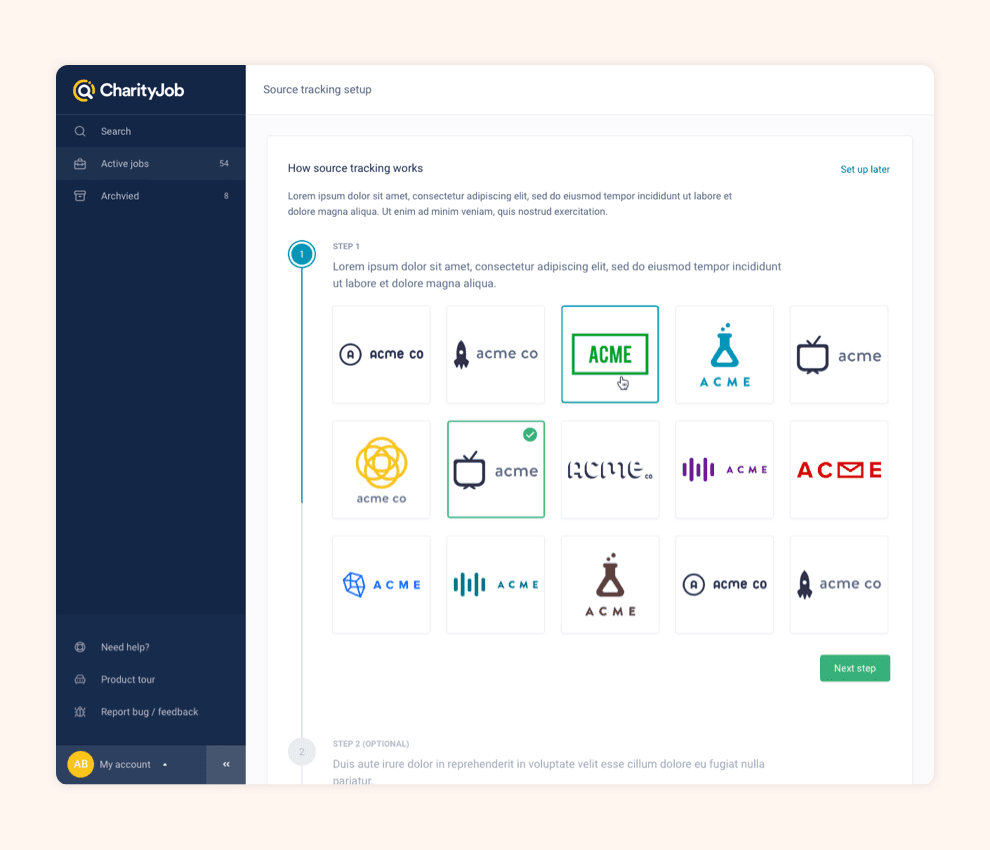 Smooth Recruit source tracking onboarding
