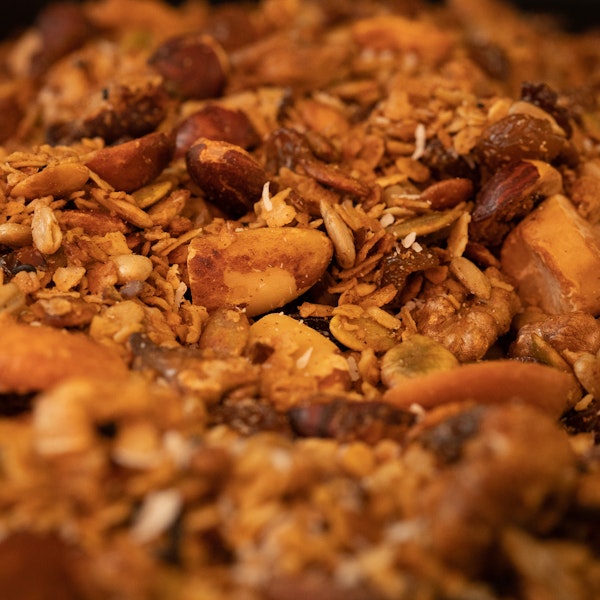 Granola closeup