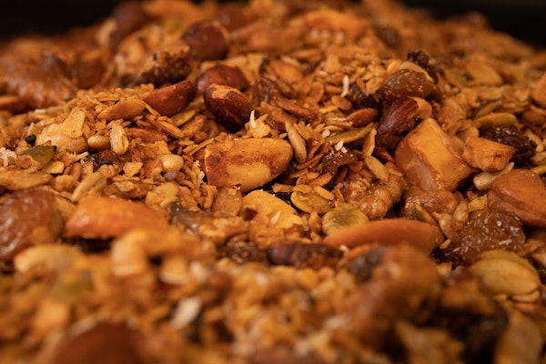 Granola closeup
