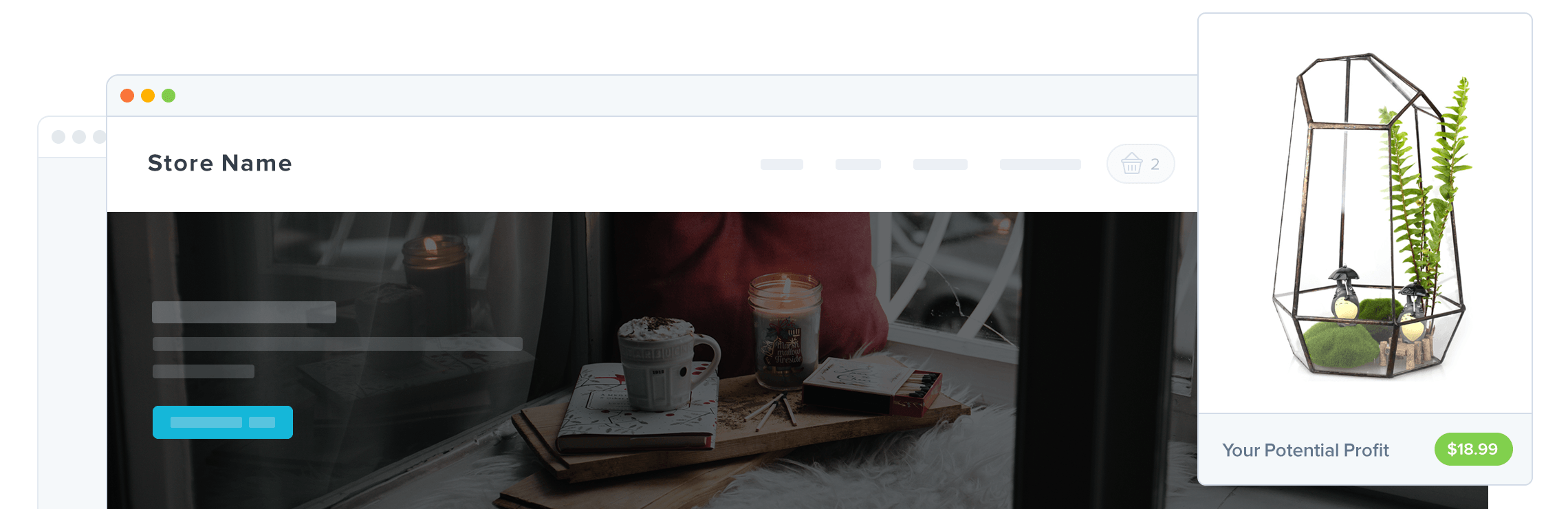 Dropshipping home decor with Oberlo
