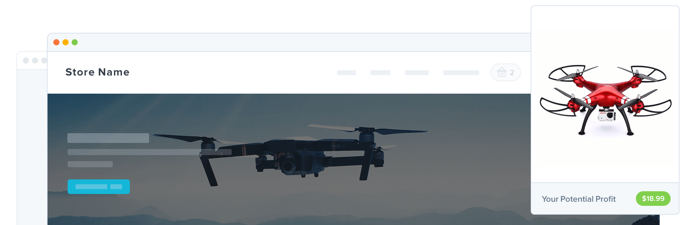 Dropshipping drones