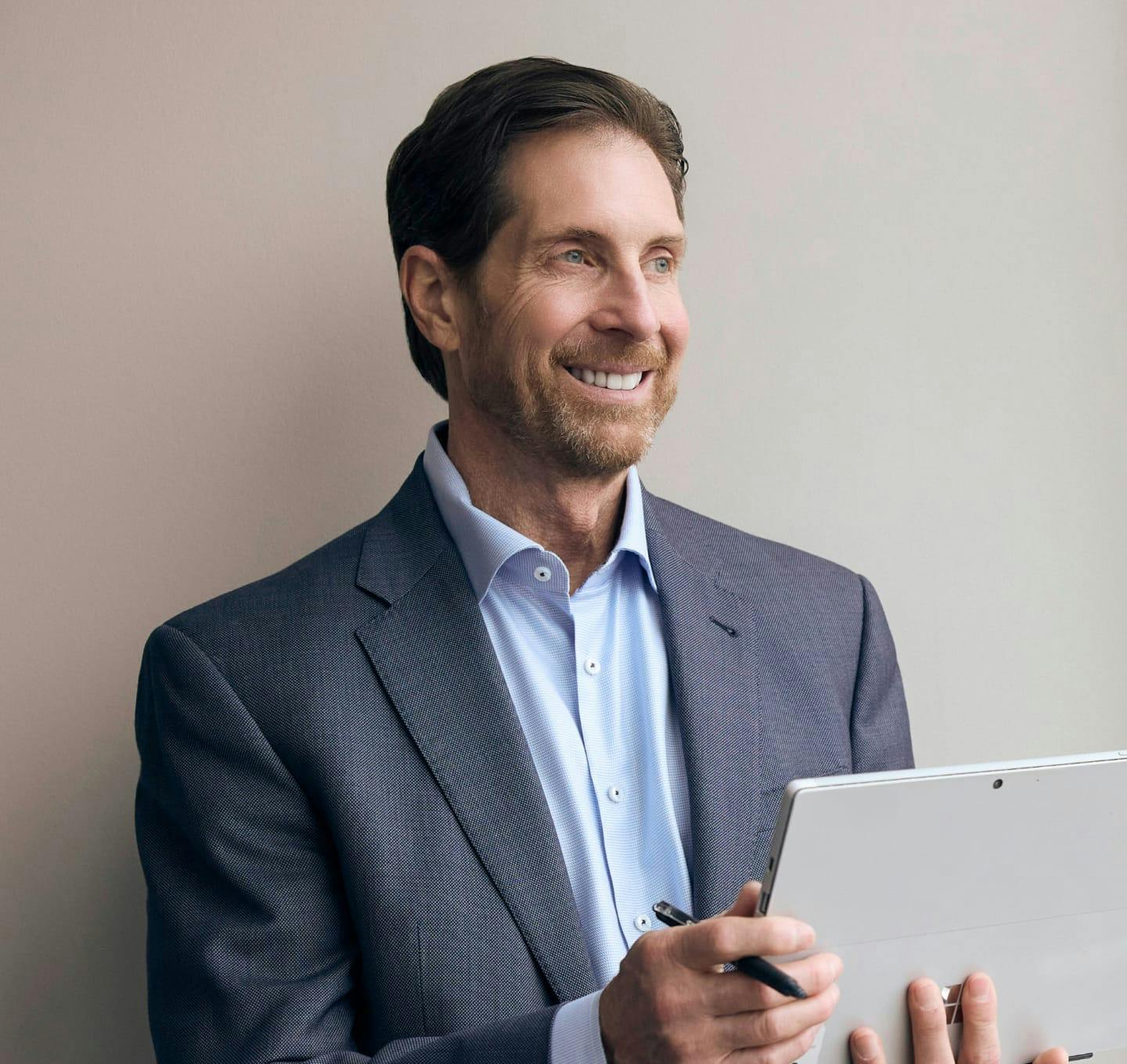 doctor with computer