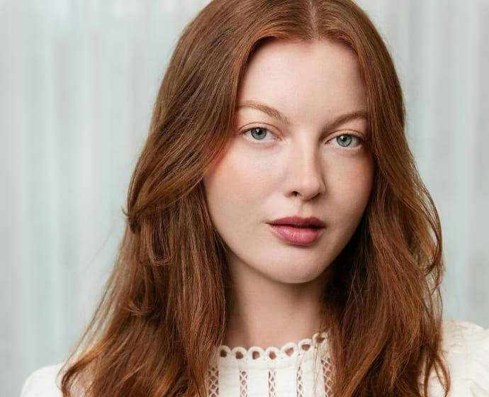 woman with red hair