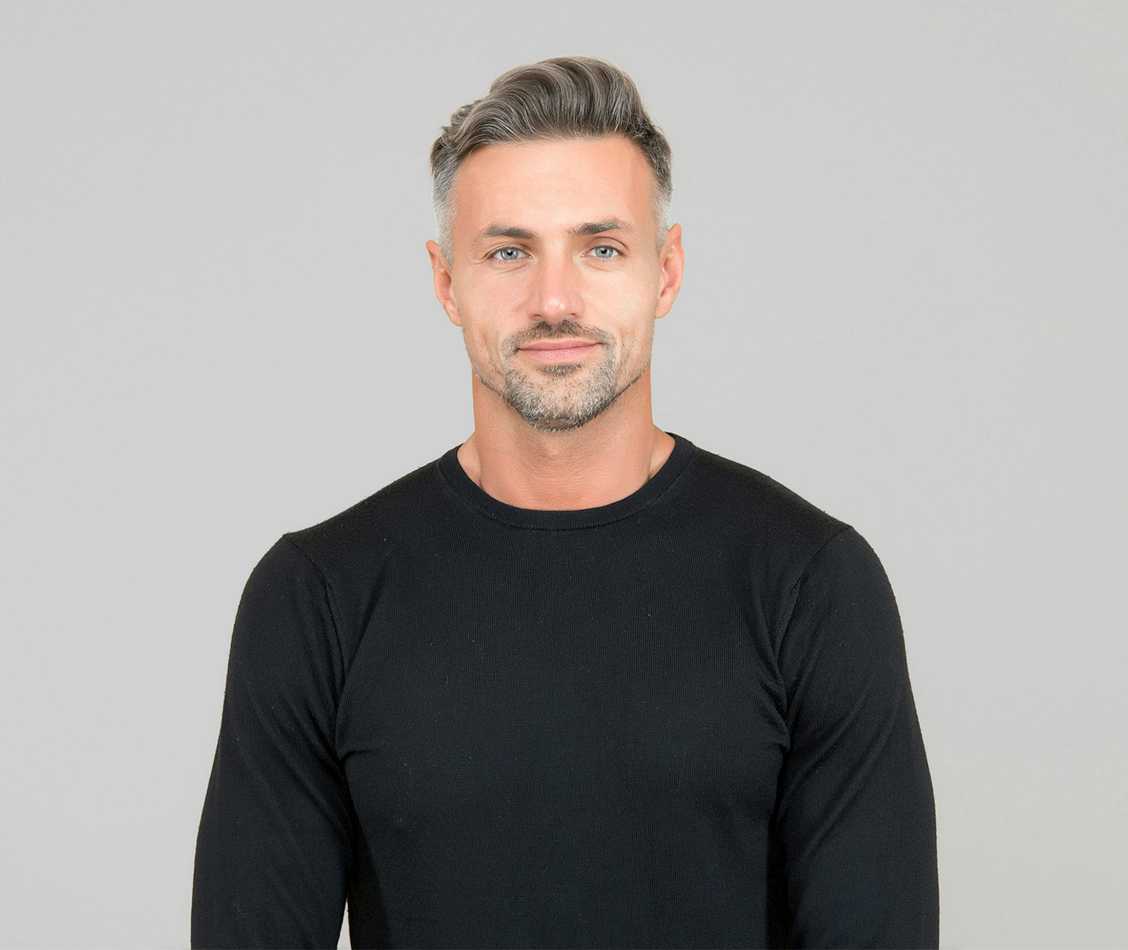 Man smiling