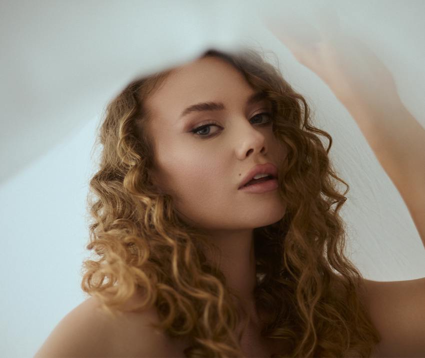 Woman posing