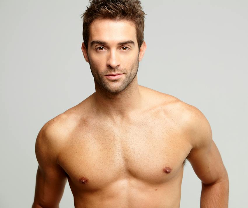 man posing