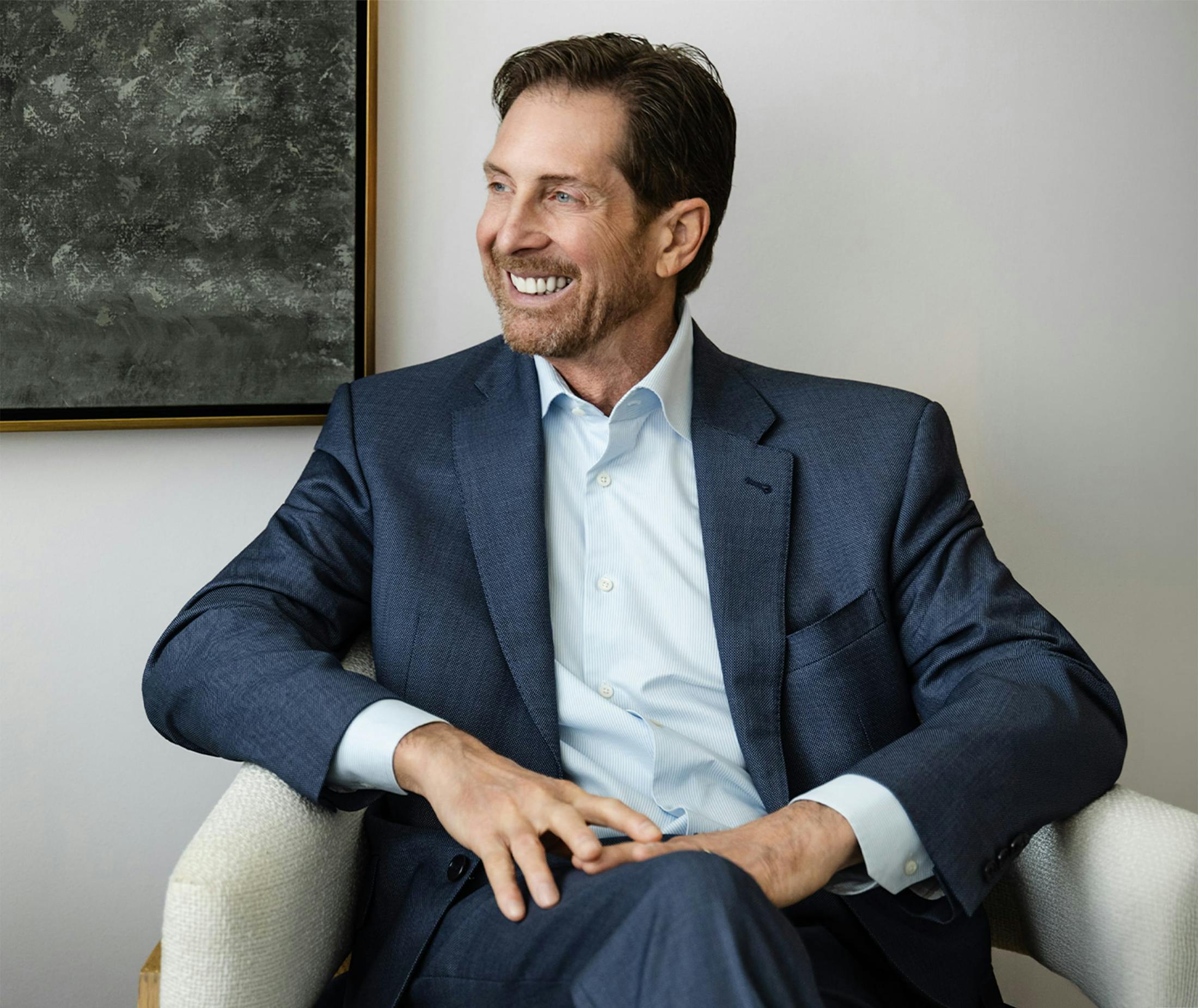 Man smiling