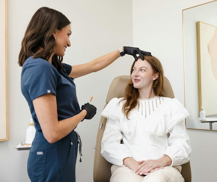 Doctor preparing an injection