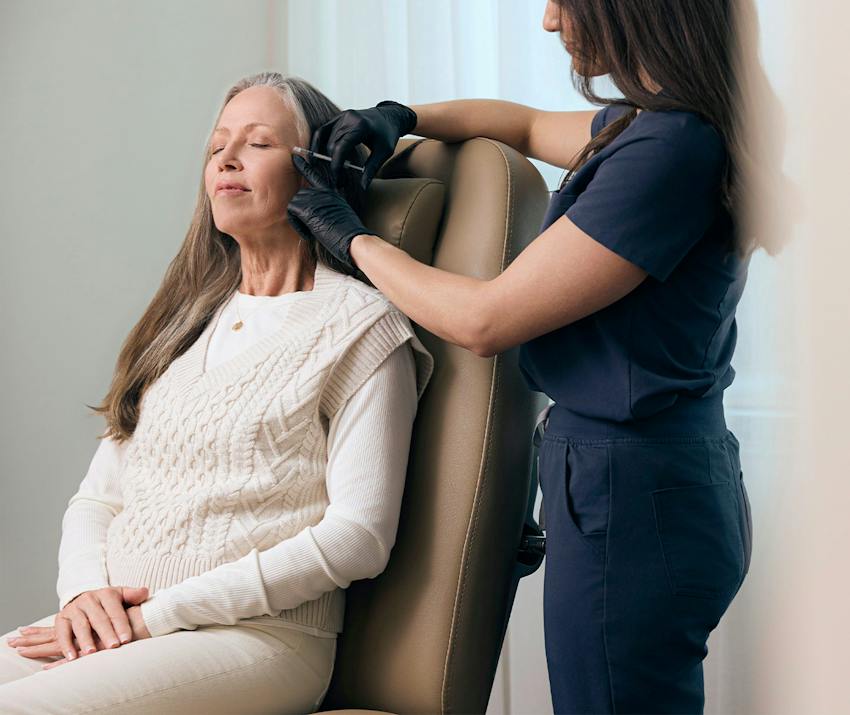 Doctor helping a patient