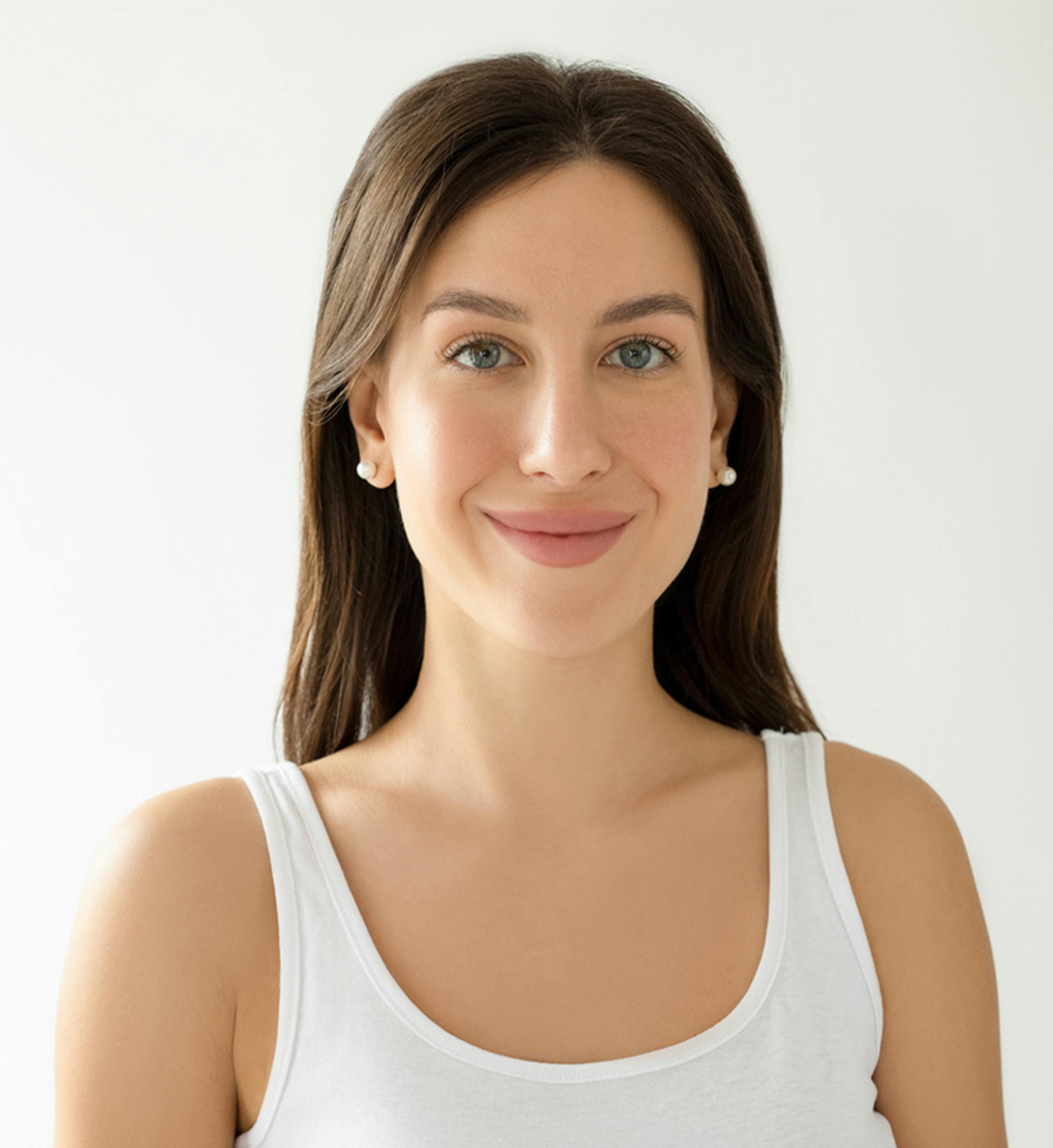 Woman smiling